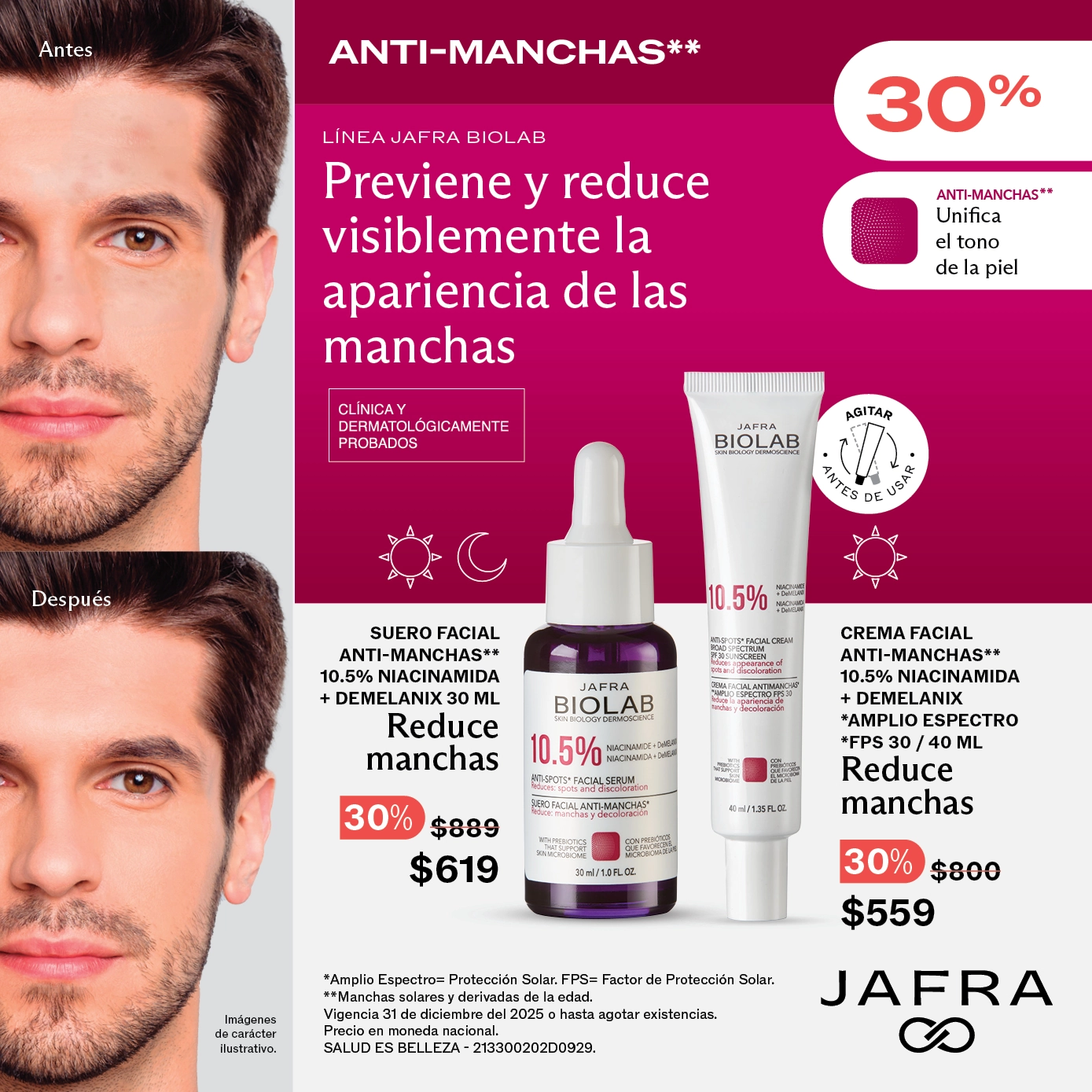 Jafra BioLAB Anti-Manchas - Tratamiento Especializado